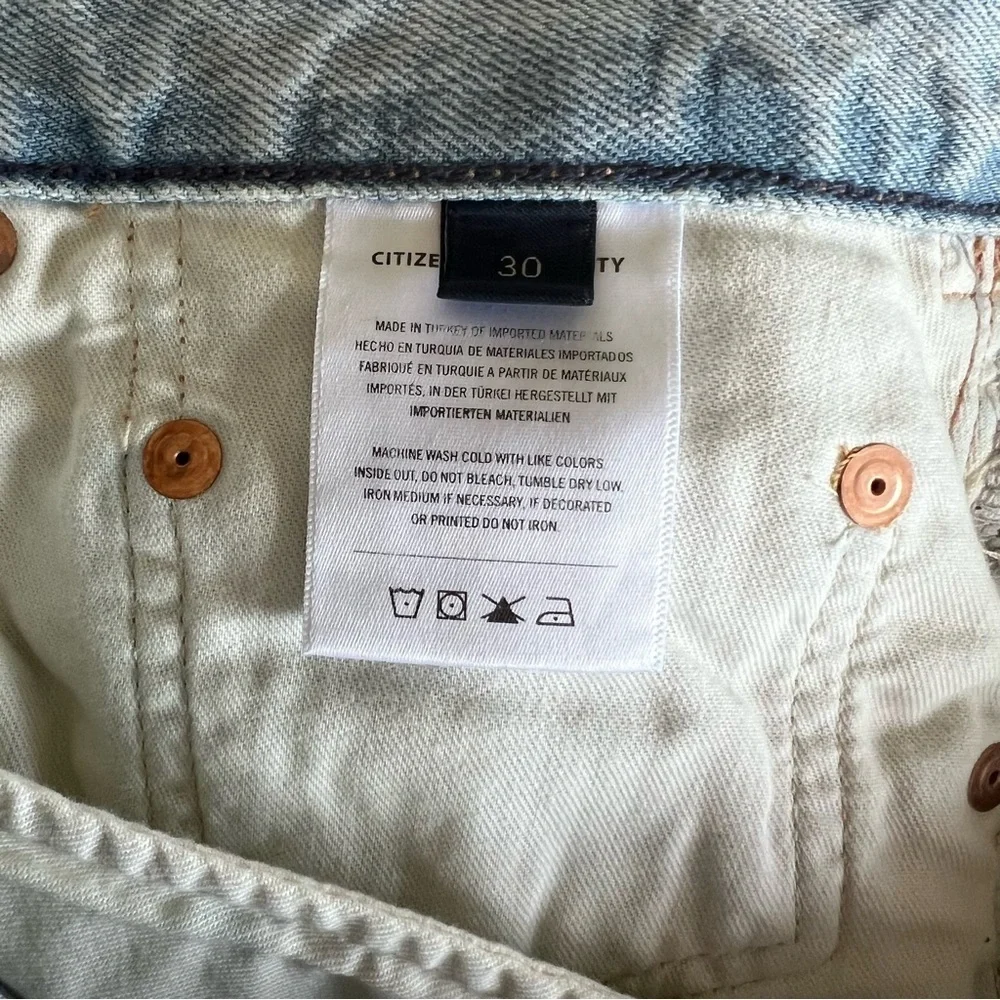 NWT Citizens of Humanity Shorts Annabelle Long Vintage 30 Relaxed Vintage denim